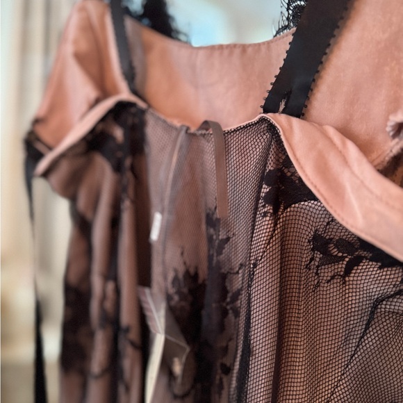 NEW with tags: Free People Black Floral Midi Dress - Picture 8 of 8